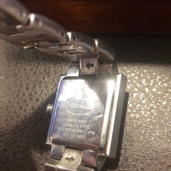 LOIS HILL Sterling Silver Watch Square Face Silver Band - Picture 15 of 17